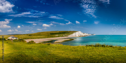 Die Seven Sisters an der Küste Sussexs