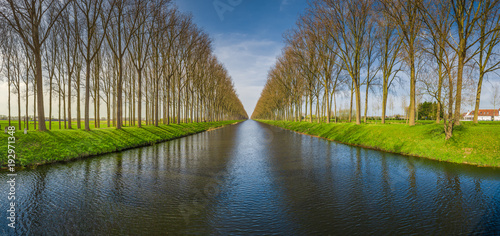 Damme Canal, Flanders, Belgium photo