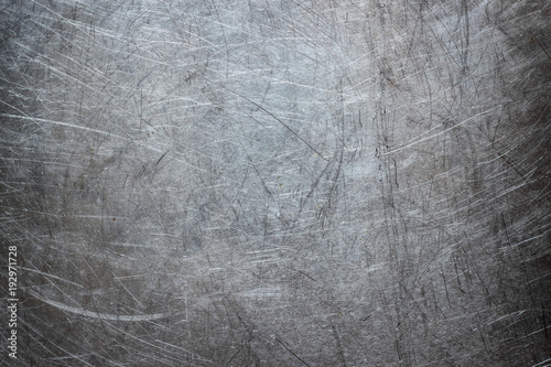 Grunge background of stainless steel, metal texture closeup