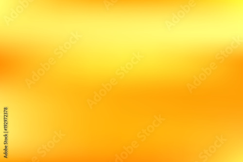 Vector Yellow gold blurred gradient style background. Abstract smooth colorful illustration, social media wallpaper
