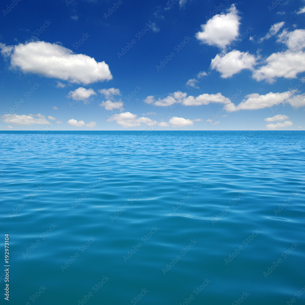 Obraz premium Blue sea water surface