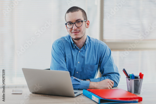 Man with laptop