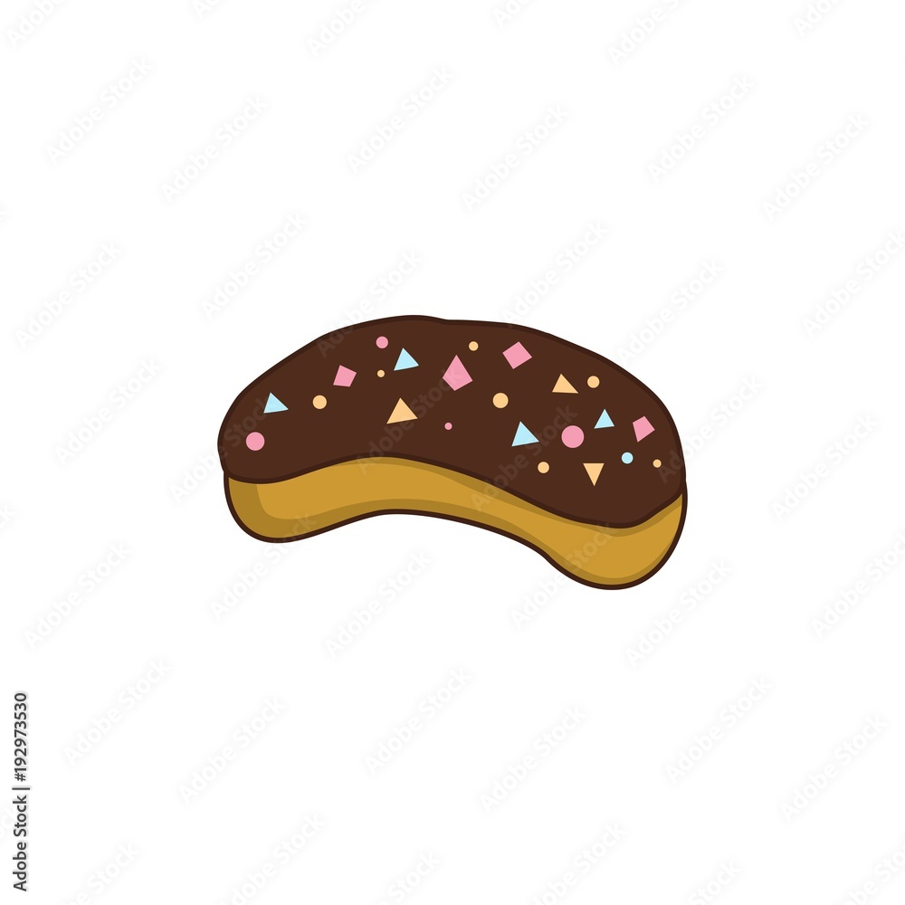 Cake illustration. Sweet cake icon Cake illustration. Sweet cake icon
