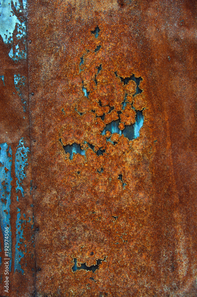 Fototapeta premium Rusty metal background