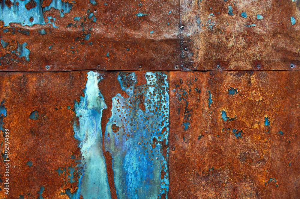 Rusty metal background Rusty metal background