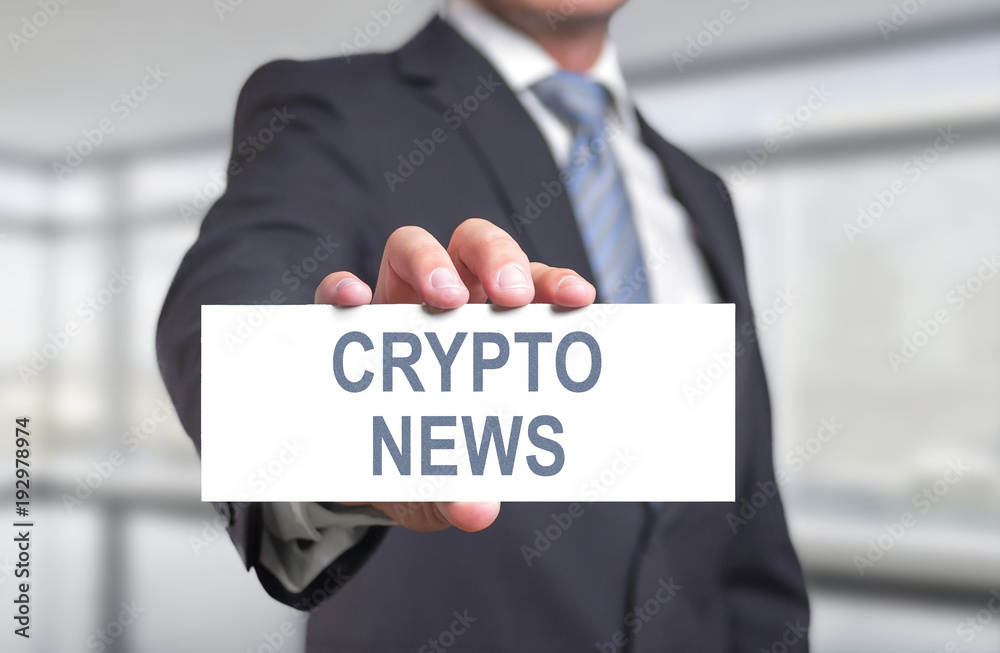 Obraz premium CRYPTO NEWS