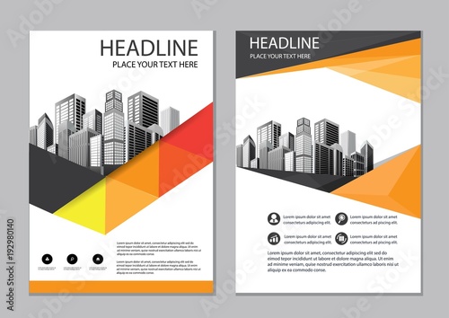 design cover book brochure flyer layout annual report business template
