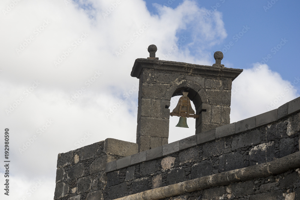 Obraz premium Bell tower arrecife lanzarote canary islands