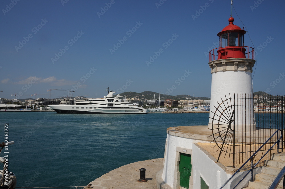 Lighthouse in Ibiza Town
