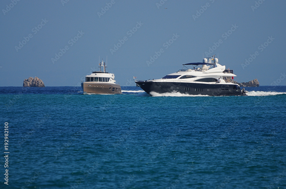 Superyacht in Ibiza