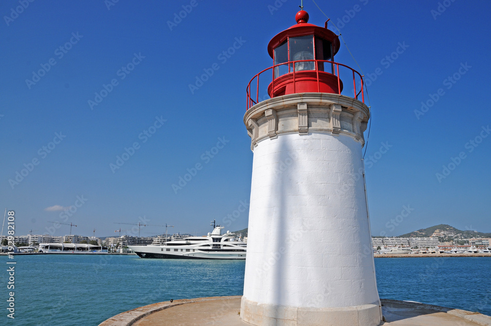 Lighthouse in Ibiza Town Lighthouse in Ibiza Town