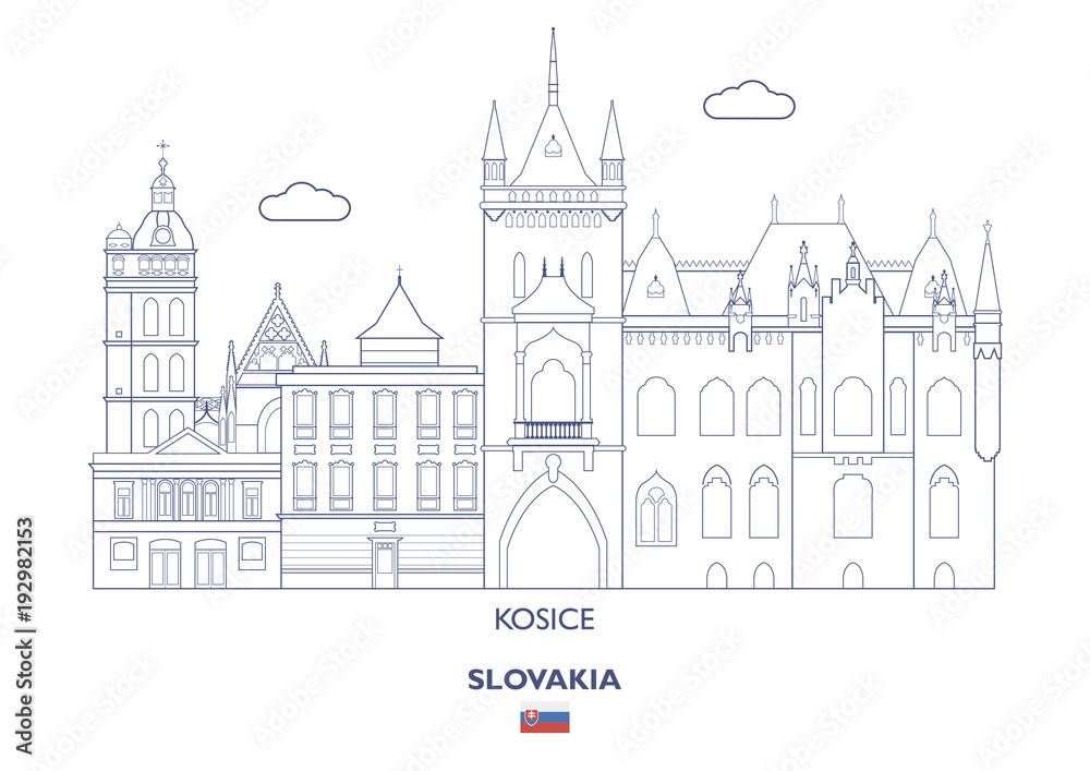 Kosice City Skyline, Slovakia