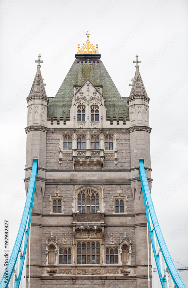 Tower bridge, London, England.
