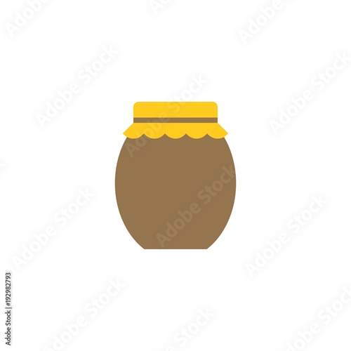 Jar icon, flat design icon