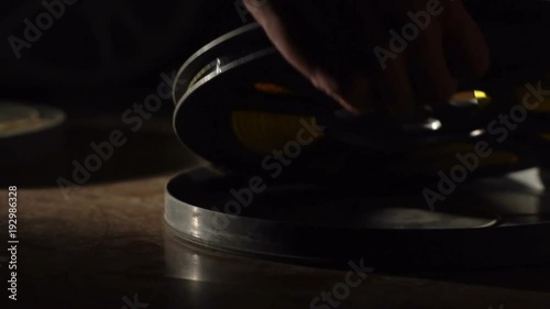 Retro film projector