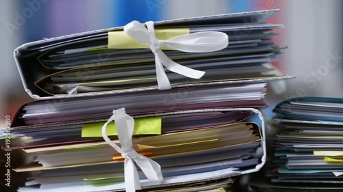 Work overload and stacks of paperwork