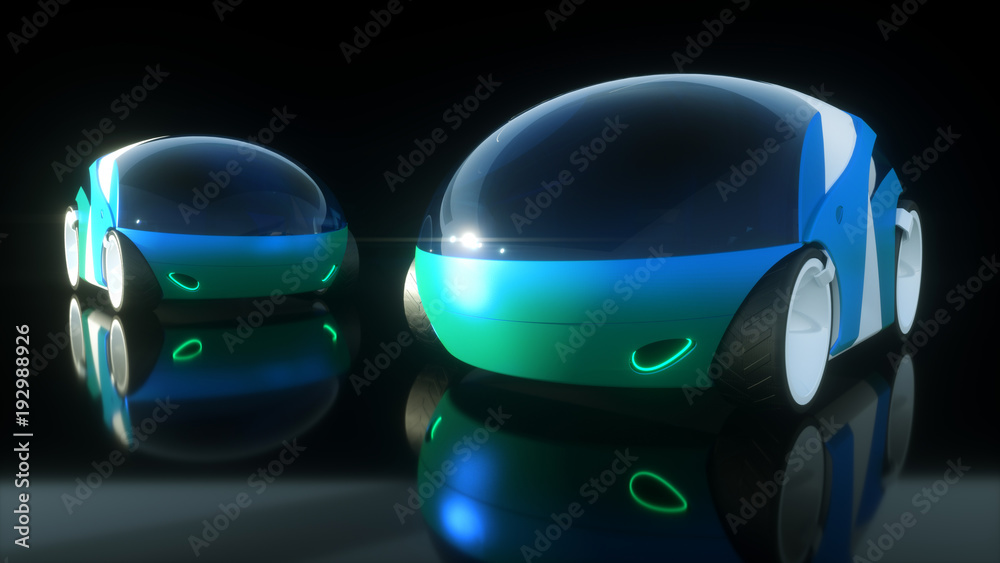 Car design - 3D Illustration Car design - 3D Illustration