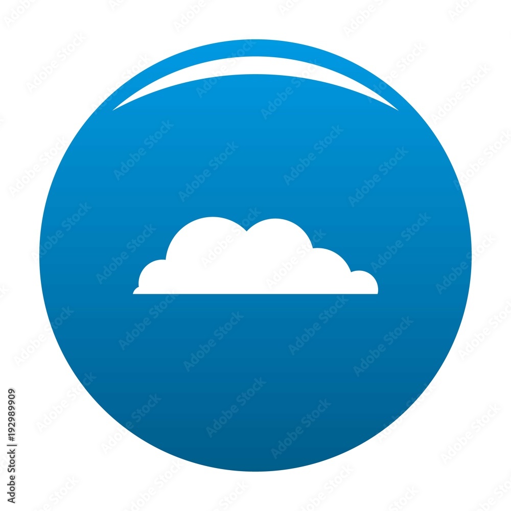 Rain cloud icon vector blue circle isolated on white background Rain cloud icon vector blue circle isolated on white background