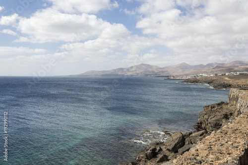Pueto del Carmen coastline Lanzarote  Canary Islands. Spain
