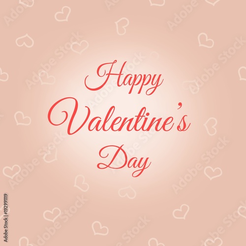 Card happy valentine s day greeting