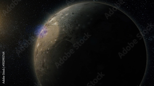 Solar system named in english. Europe the moon of Jupiter