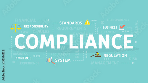 Compliance concept illustration.