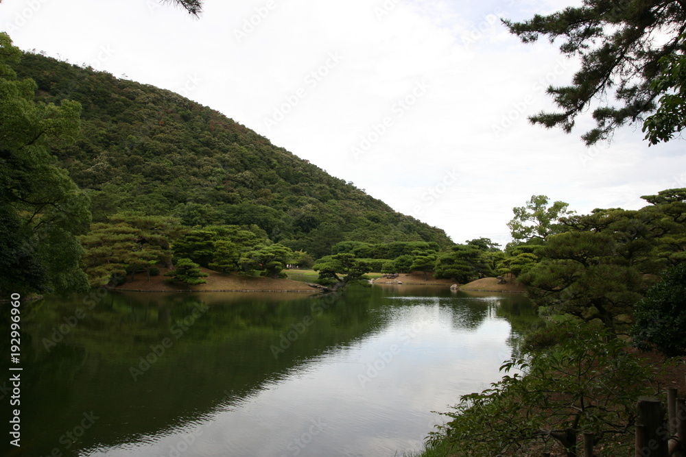 Fototapeta premium 栗林公園