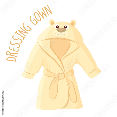 Dressing gown vector illustration