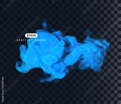 Vector illustration of smoky shape.