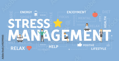 Stress management concept.