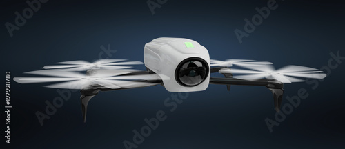Fototapeta Naklejka Na Ścianę i Meble -  Modern drone 3D rendering