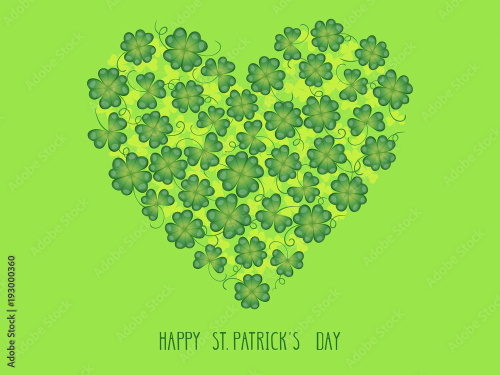 St. Patrick Day poster. happy st patricks day vintage retro typography on  green background. St. Patrick's Day. shamrock leaf clover. Vintage Vector  design greetings card or poster. 6388727 Vector Art at Vecteezy