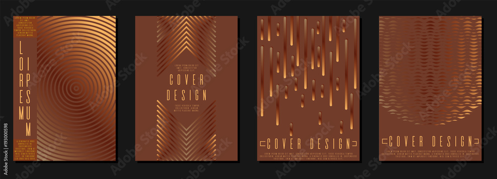 Modern cover page design for your business. Template in A4. Can be used for poster, brochure, magazine, card, book, flyer, banner. Trendy corporate style with bauhaus, memphis and hipster elements.
