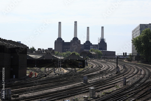 Battersea Power Station is a decommissioned coal-fired power station located on the south bank of the River Thames