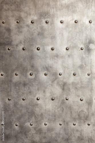 grunge metal plate as background texture