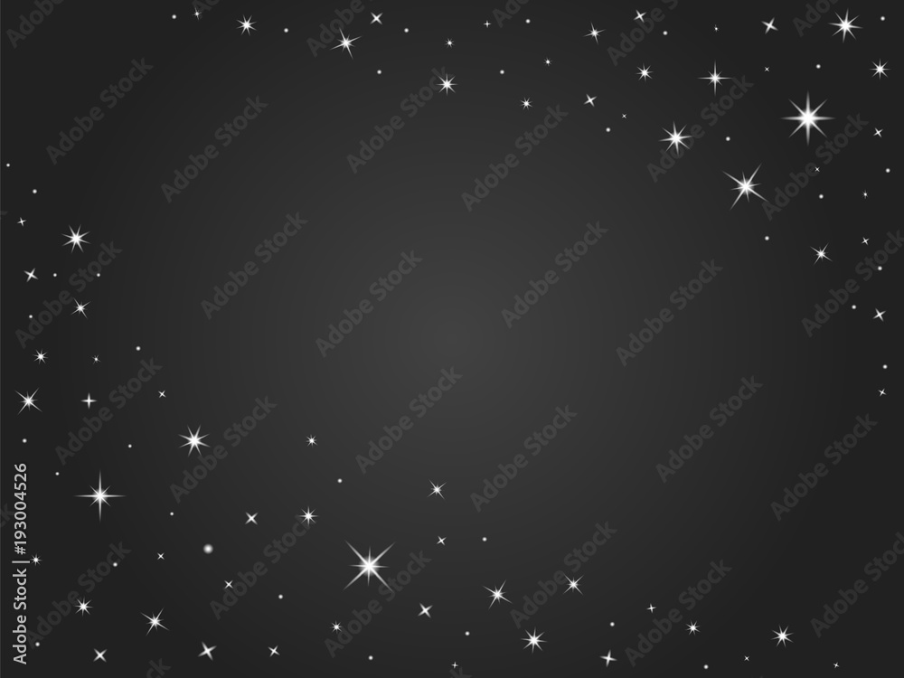 Fototapeta premium Space stars vector background , black night sky