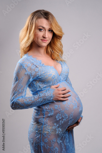 Pregnant woman. Young woman expecting a baby.