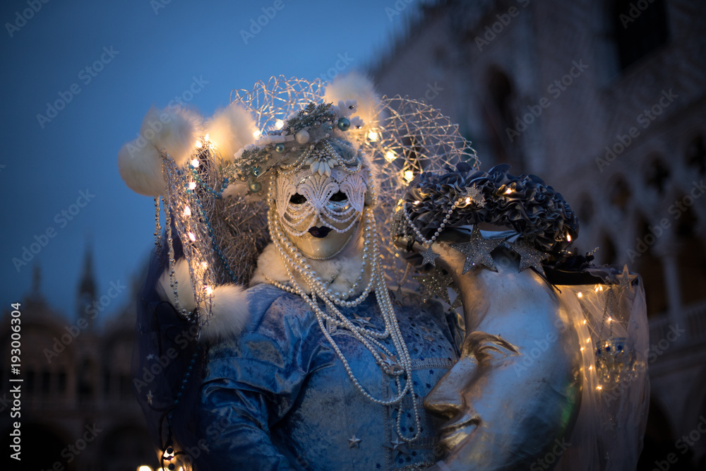Donna in Maschera, Carnevale di Venezia Stock Photo