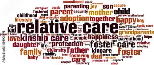 Relative care word cloud