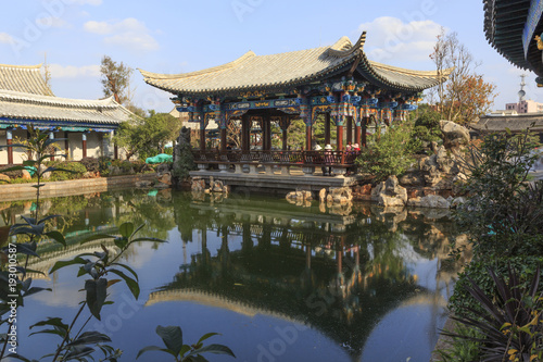 Zhu  family garden, old traditional chinese  house in Jianshui china photo