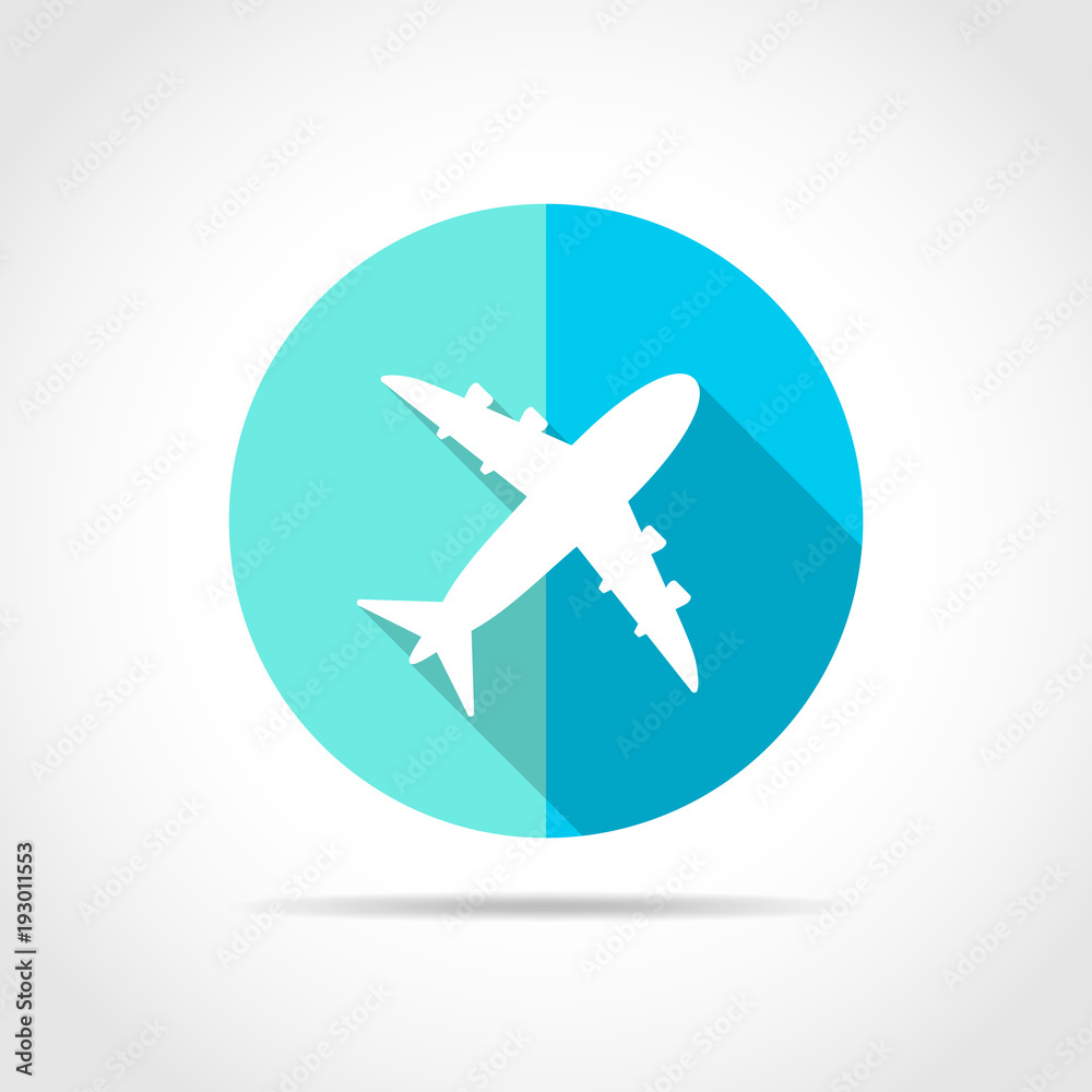Aircraft icon. Vector illustration.