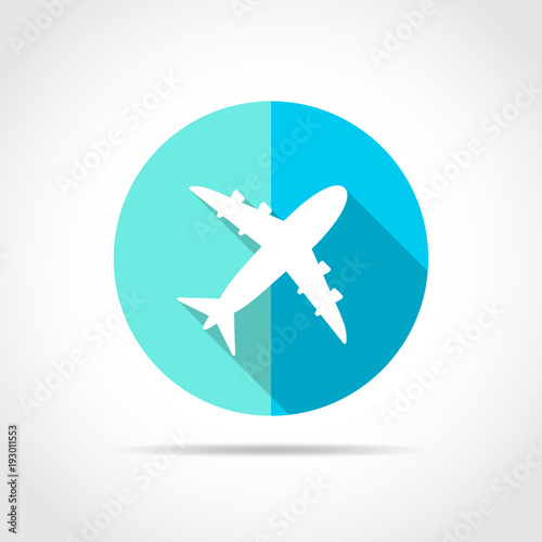 Aircraft icon. Vector illustration.