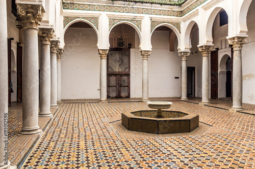 Moroccan courtyard