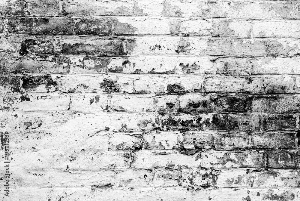 Obraz premium Brick texture with scratches and cracks