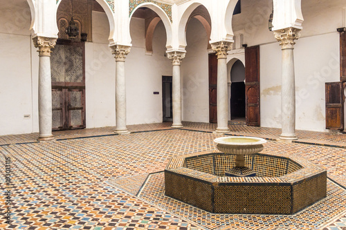 Moroccan courtyard