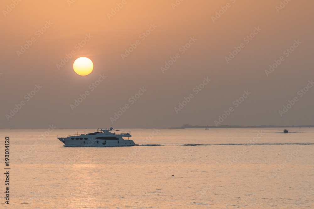 Obraz premium tramonto rosso 