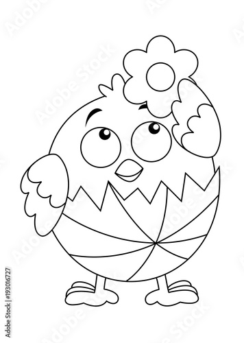 Funny ester egg vector