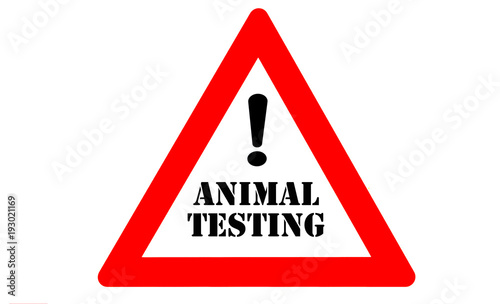 Free Download Animal testing warning triangle - GFXLoad