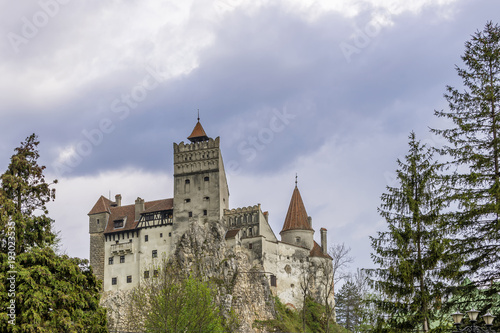 A view of the scary Bran Castle, Brasov County, Romania