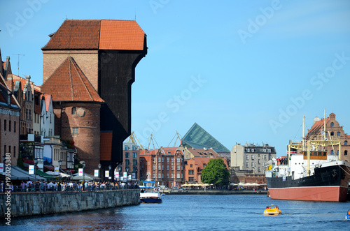 The crane gate in Gdansk (Poland) photo